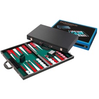 Philos Backgammon Turnier Kunstleder grün