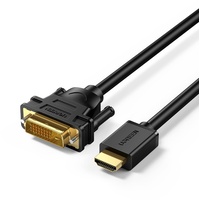 UGREEN 30116 Videokabel-Adapter 1 m DVI HDMI auf 24+1