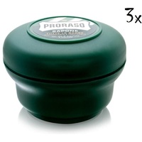 Proraso Green Shaving Soap in a Bowl 3 x