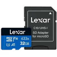 Lexar microSDHC 32GB UHS-I 633x + SD-Adapter