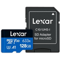Lexar microSDXC 128GB UHS-I 633x + SD-Adapter