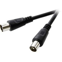 SpeaKa Professional Antennen Anschlusskabel [1x Antennenstecker 75 Ω -