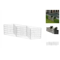 VidaXL Gabionenkorb Pflanzkasten Gemüse-Hochbeet Stahl 120×30×50 cm