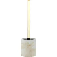 Wenko WC-Garnitur Odos weiß, gold Stein