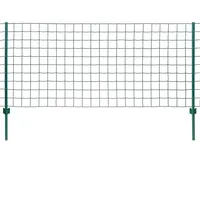 VidaXL Metallzaun Stahl 20 x 0,8 m grün