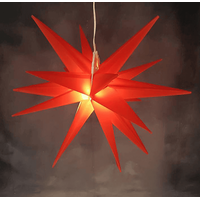 FHS International LED Kunststoffstern 58 cm, rot