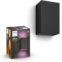 Philips Resonate Outdoor Wandleuchte schwarz