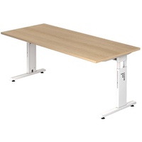 Hammerbacher Schreibtisch VOS19/E/W eiche/weiß