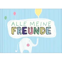 Nova MD Alle meine Freunde Hochwertiges Freundebuch für Mädchen