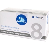 Aktivmed PENNADEL Universal 8 Kanülen 0,26x8 mm