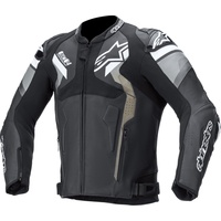Alpinestars Atem V4 Lederjacke schwarz/grau/weiß 48