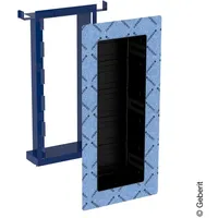 Geberit Duofix Element für Nischanablagebox mit Einlegeböden, 111.590.00.1