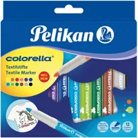 Pelikan Textilstift Colorella 12 St. Mehrfarbig