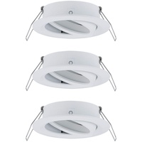 Paulmann Einbauleuchte Choose Einbauring 3er Set 10 W Weiß