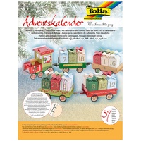 Folia Adventskalender Weihnachtszug, 9 Blatt