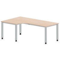 Hammerbacher Schreibtisch VQS82/3 ahorn nachbildung/silber