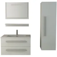 Jet-Line Badmöbelset St. Moritz 4-tlg. Weiß