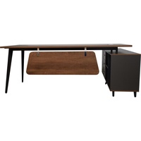Jet-Line Schreibtisch Schreibtisch San Paulo 2m links (200 cm)