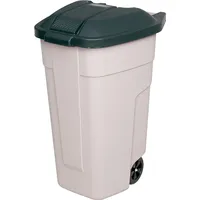 BRB-Lagertechnik Wertstoffsammler, Inhalt 100 Liter, Korpus beige, Deckel anthrazit