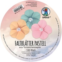 Ursus 3157499 - Faltblätter Pastell, rund, Durchmesser ca. 15