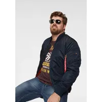 Alpha Industries Ma-1 Vf 59 Long Jacke Rep.Blue S