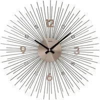 AMS Wanduhr 50 cm W9610 grau