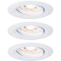 Paulmann Nova mini Coin Weiß matt set