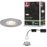Paulmann Nova Mini Coin 1x4W rund grau