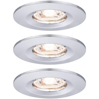 Paulmann Nova mini Coin LED-Einbauleuchte 3er Set 4W Chrom