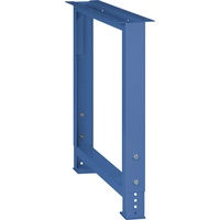 Lista Werkbankfuß 80x725x700-1050mm RAL5012 Lichtblau - Höhenverstellbar