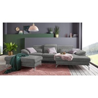 Sit&more Polsterhocker »Scorpio«, inklusive Federkern grau