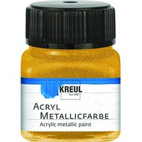 Kreul Acryl Metallicfarbe gold, 20 ml