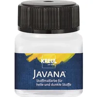 Kreul Javana Stoffmalfarbe für helle und dunkle Stoffe weiss,