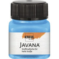 Kreul Javana Stoffmalfarbe für helle Stoffe azurblau, 20 ml