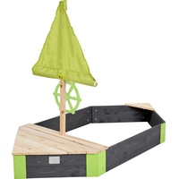 EXIT TOYS EXIT Aksent Holzsandkasten Boot Grau 190x90cm FSC®