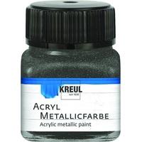 Kreul Acryl Metallicfarbe anthrazit, 20 ml