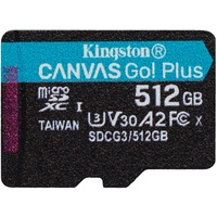 Kingston  microSDXC Canvas Go! Plus 512GB Class 10 UHS-I