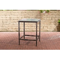 CLP Polyrattan Tisch Alia 5mm braun-meliert