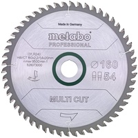 Metabo Sägeblatt "multi cut - professional", 165x2,2/1,4x20 Z54 FZ/TZ