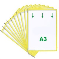 Tarifold 20 tarifold Sichttafeln DIN A3 gelb, Öffnung oben