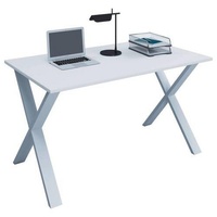 VCM Schreibtisch Lona X 110 x 80 cm weiß/weiß