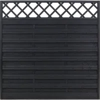 Andrewex Sichtschutzzaun Element Country 180 x 180 cm anthrazit