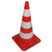 Perel Leitkegel 75 cm Rot/Weiß