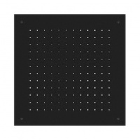 Herzbach DEEP BLACK Deckeneinbau-Regenbrause square 23.650000.2.12