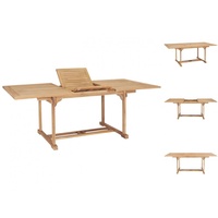 VidaXL Gartentisch Ausziehtisch 150-200 x 100 x 75 cm