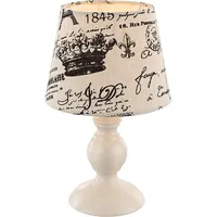 GLOBO 21692 Tischlampe kaffeefarben 1x E14,