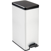 Curver Deco Slim Bin Mülleimer 40 l mit Fußpedal