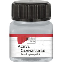 Kreul Acryl Glanzfarbe silber, 20 ml