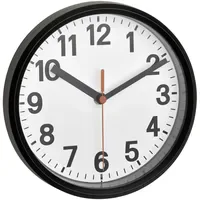 TFA Funk - Wanduhr 60.3538.01 schwarz