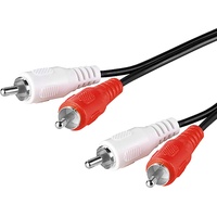Goobay Audiokabel 2x Cinch-Stecker / 2x Cinch-Stecker 10m (50031)